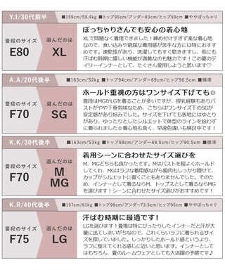 接触冷感リブブラトップ 浅V型《BRAmone Basic Natural》