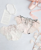 《Pliea》deux フローラチュチュレースバックショーツ【ショーツ単品】