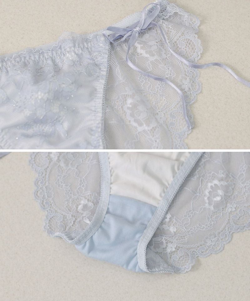 《Pliea》un ポワントレースバックショーツ【ショーツ単品】