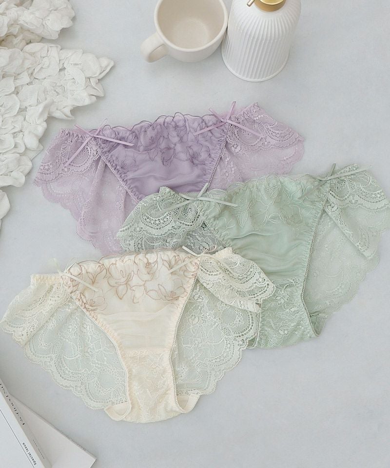 マニョリアレースバックショーツ 【ショーツ単品】