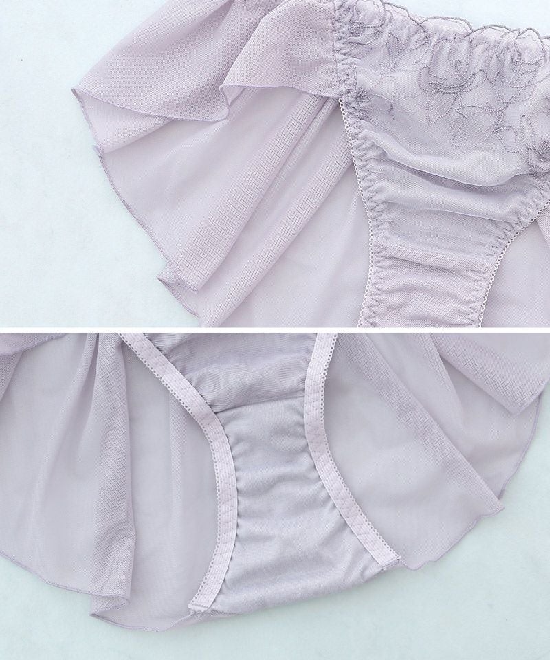 《Leene》マニョリアレースブラ＆ショーツ