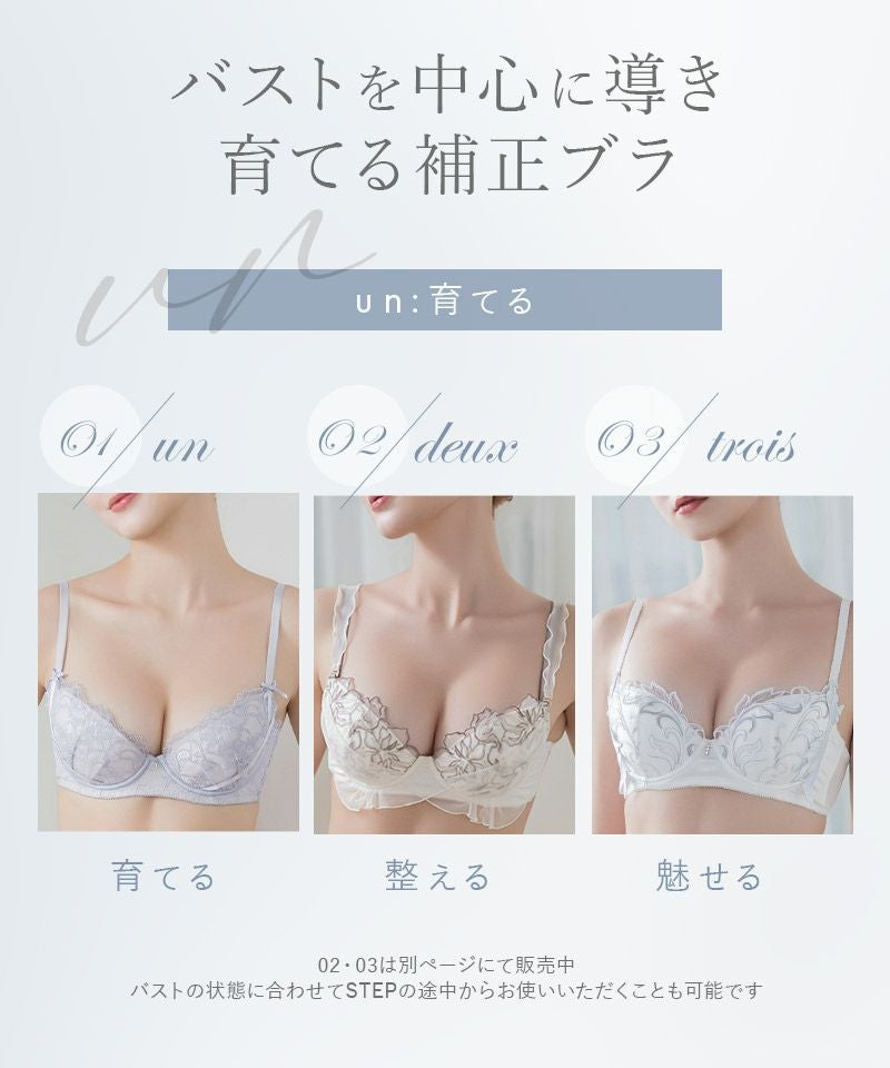 《Pliea》un ポワントレースブラ＆ショーツ