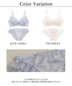 《Pliea》un ポワントレースブラ＆ショーツ
