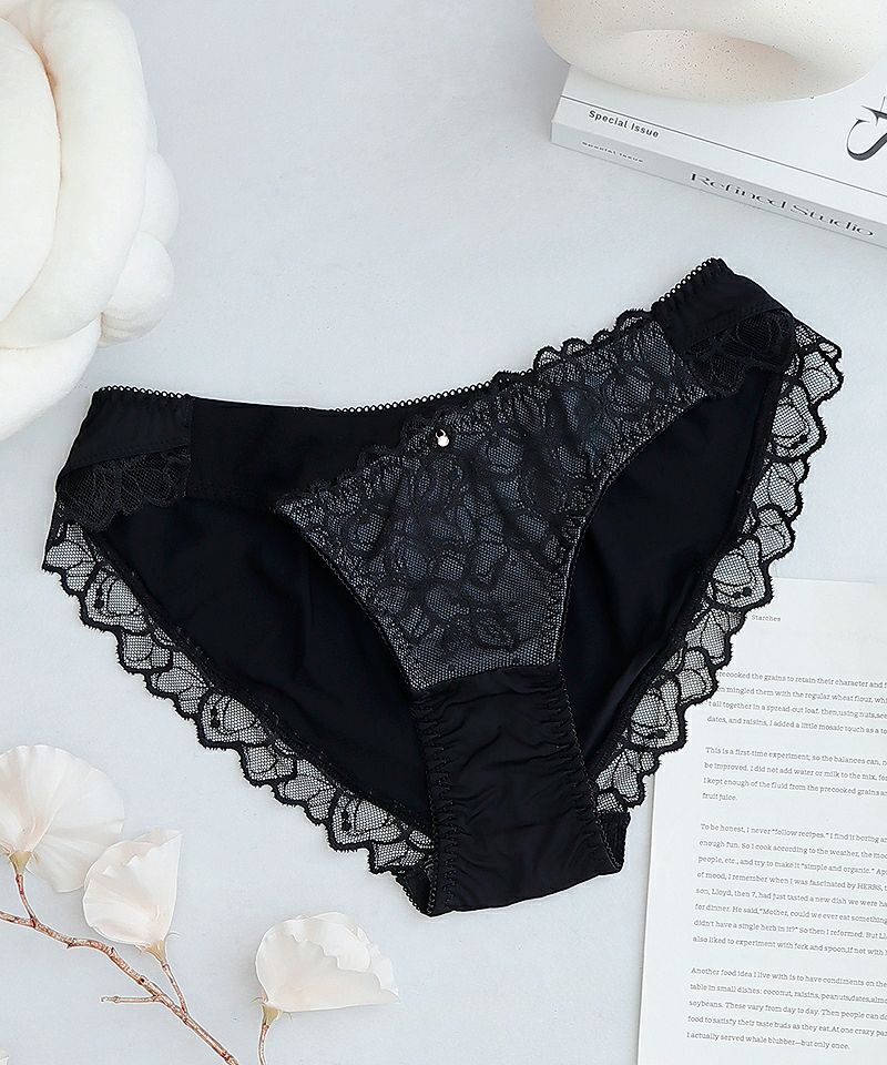 ミニョンレースフルバックショーツ【ショーツ単品】