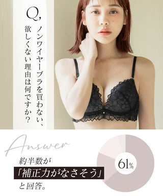 《エアランジュ》ミニョンレースブラ【ブラ単品】
