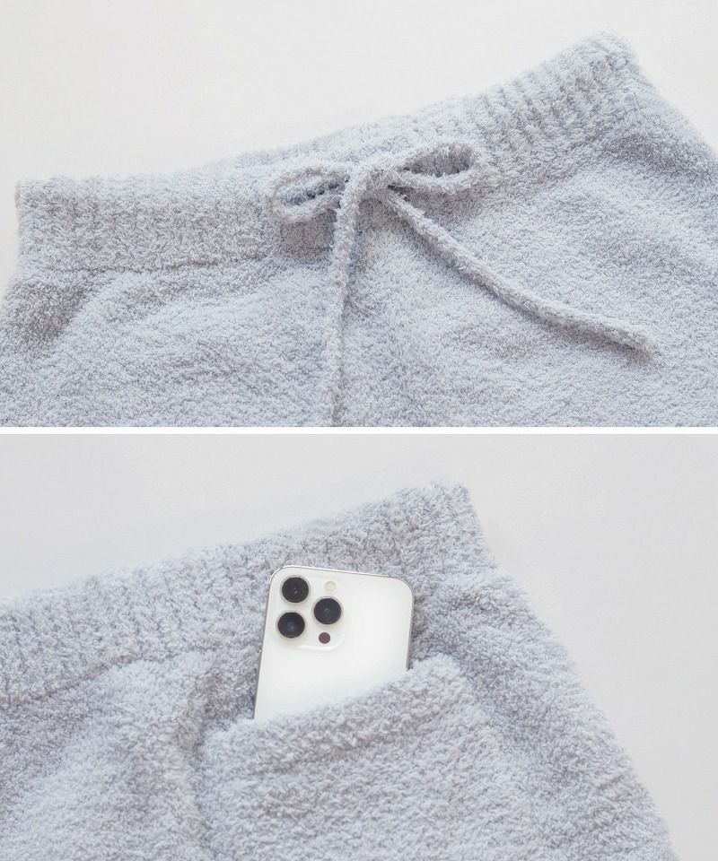 《P.snow》もこもこショートパンツ ルームウェア