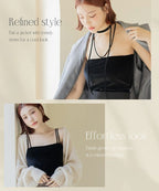 2WAYベロアブラトップ ベーシック/ロンパースタイプ《BRAmone Fashion Glamorous》