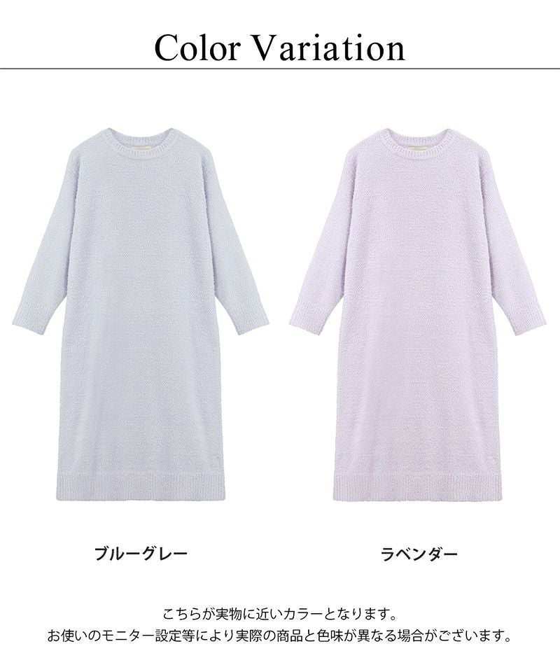 《P.snow》もこもこロングワンピース ルームウェア