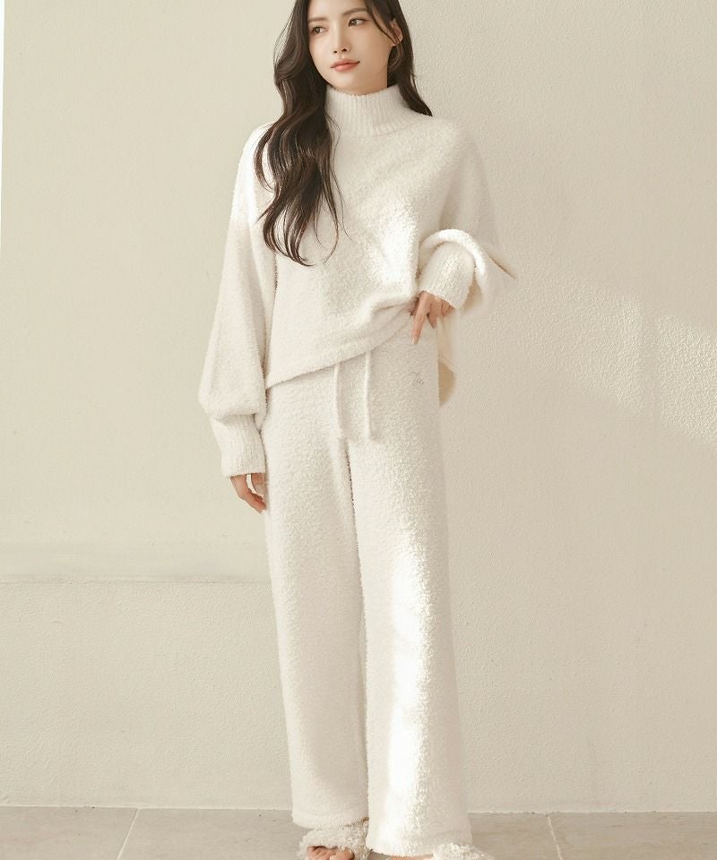 《P.snow》もこもこルームウェア トップス＆ロングパンツ 選べるトップス3type