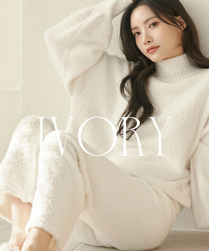 《P.snow》もこもこルームウェア トップス＆ロングパンツ 選べるトップス3type