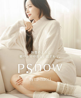 《P.snow》もこもこルームウェア トップス＆ショートパンツ 選べるトップス3type