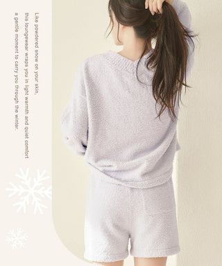 《P.snow》もこもこルームウェア トップス＆ショートパンツ 選べるトップス3type