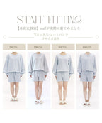 《P.snow》もこもこルームウェア トップス＆ショートパンツ 選べるトップス3type