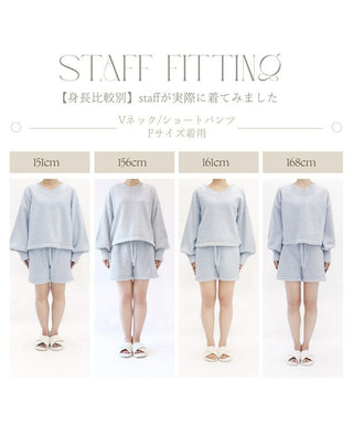 《P.snow》もこもこルームウェア トップス＆ショートパンツ 選べるトップス3type