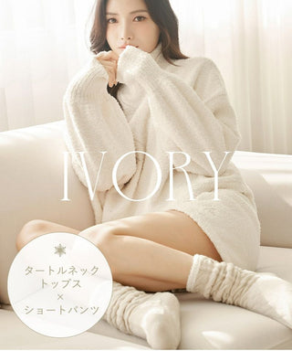 《P.snow》もこもこルームウェア トップス＆ショートパンツ 選べるトップス3type