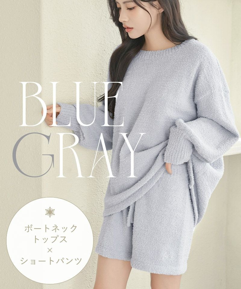 《P.snow》もこもこルームウェア トップス＆ショートパンツ 選べるトップス3type