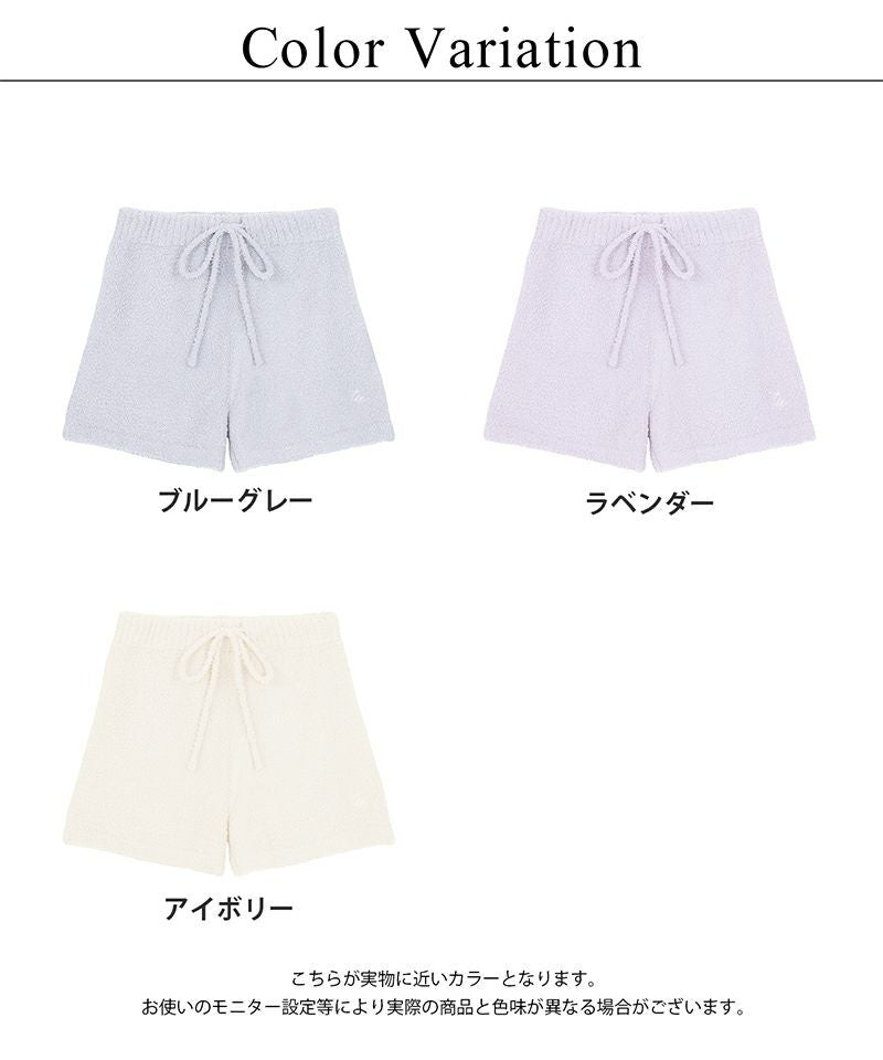 《P.snow》もこもこルームウェア トップス＆ショートパンツ 選べるトップス3type