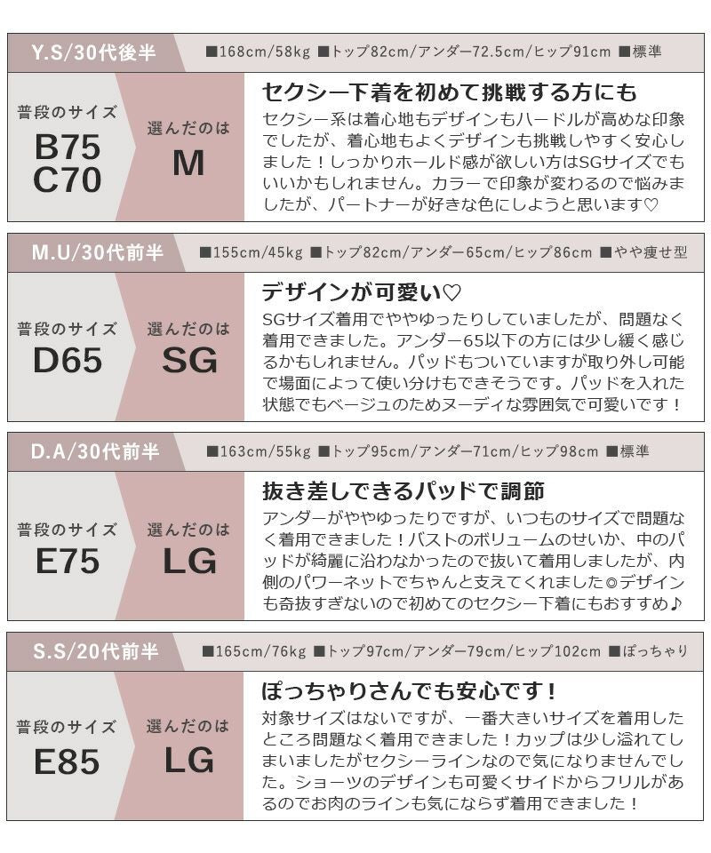 《adu》シャルムノンパテッドブラ＆レースバックショーツ