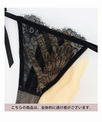 《adu》シャルムチュールベビードール＆サイドリボンTバックショーツ＆レースチョーカー