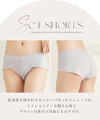《Leene》シルキーヴェールブラ&ショーツ