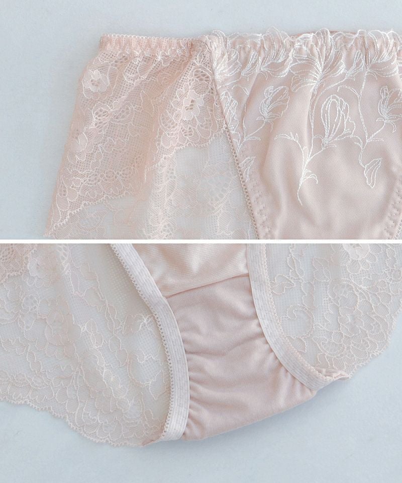 《BraJelly》フリリアレースバックショーツ【ショーツ単品】