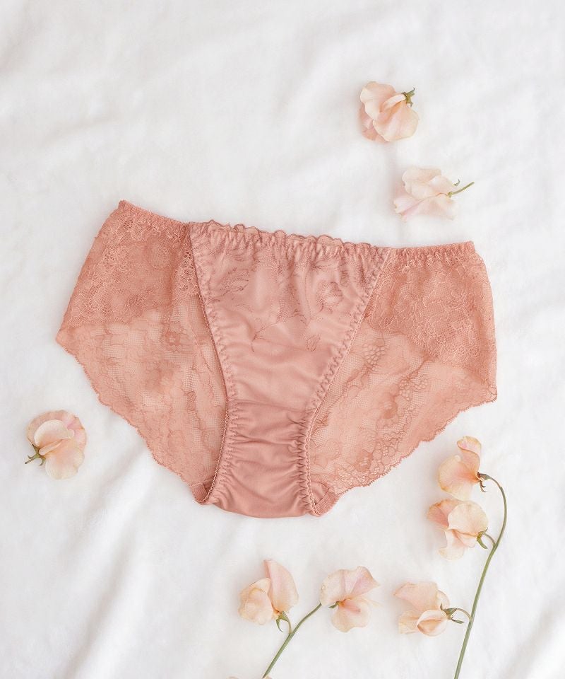 《BraJelly》フリリアレースバックショーツ【ショーツ単品】