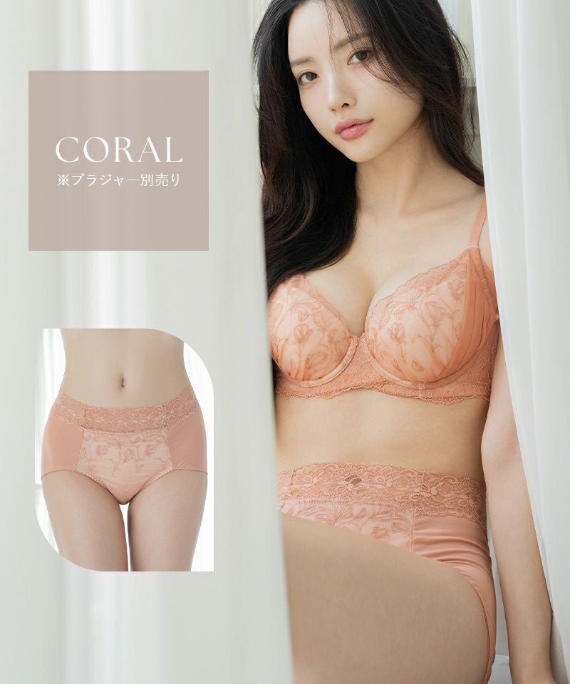 《BraJelly》フリリアレースヒップラインメイクショーツ【ショーツ単品】