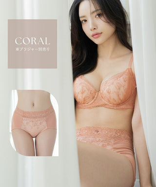 《BraJelly》フリリアレースヒップラインメイクショーツ【ショーツ単品】