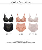 《BraJelly》フリリアレースブラ＆ショーツ