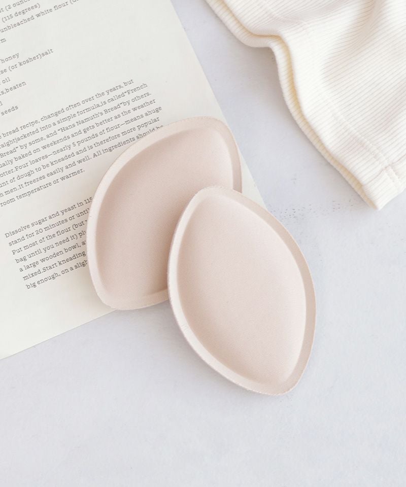 【同梱専用】【パッド単品】カップ付きアメリカンスリーブリブタンクトップ《BRAmone Basic Natural》専用パッド
