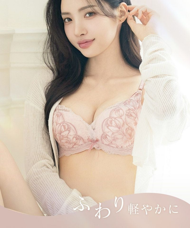 《Leene》チューリップレースブラ【ブラ単品】