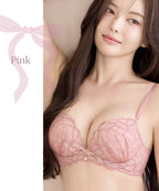 《ぷにぷにブラ》リボンレースブラ【ブラ単品】