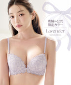《ぷにぷにブラ》リボンレースブラ【ブラ単品】