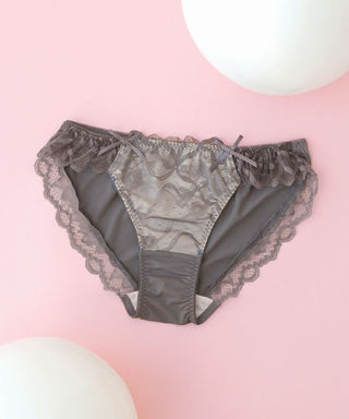 《ぷにぷにブラ》リボンレースフルバックショーツ【ショーツ単品】