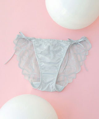 《ぷにぷにブラ》リボンレース レースバックショーツ【ショーツ単品】