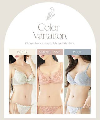 《Leene》チューリップレースブラ＆ショーツ