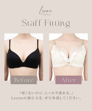 《Leene》チューリップレースブラ＆ショーツ
