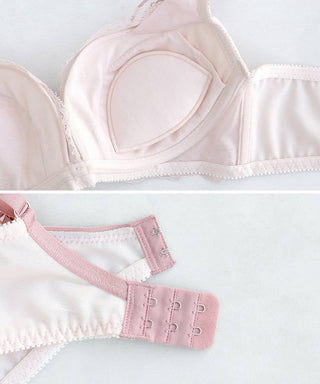 《Leene》チューリップレースブラ＆ショーツ