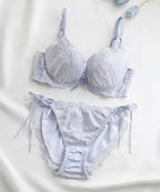 《Leene》チューリップレースブラ＆ショーツ