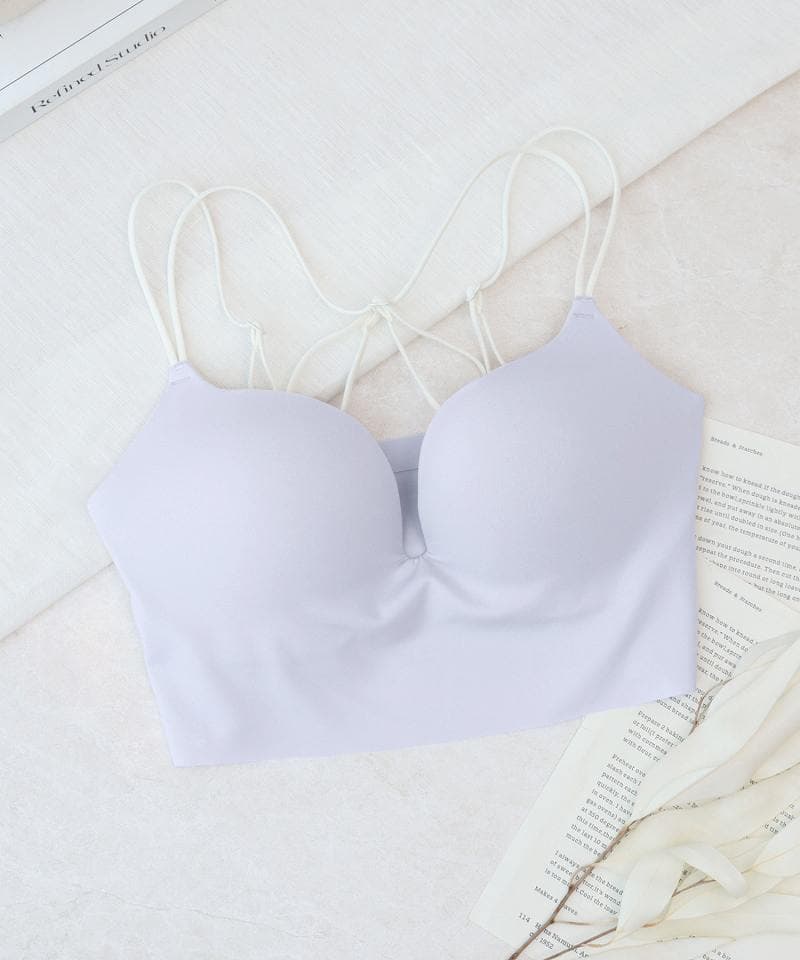 【一部再入荷】ひびかないブラ MiSEL-ミセル- シームレス ノンワイヤーブラ 【ブラ単品】