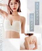 【再入荷】ひびかないブラ MiSEL-ミセル- シームレス ノンワイヤーブラ＆ショーツ