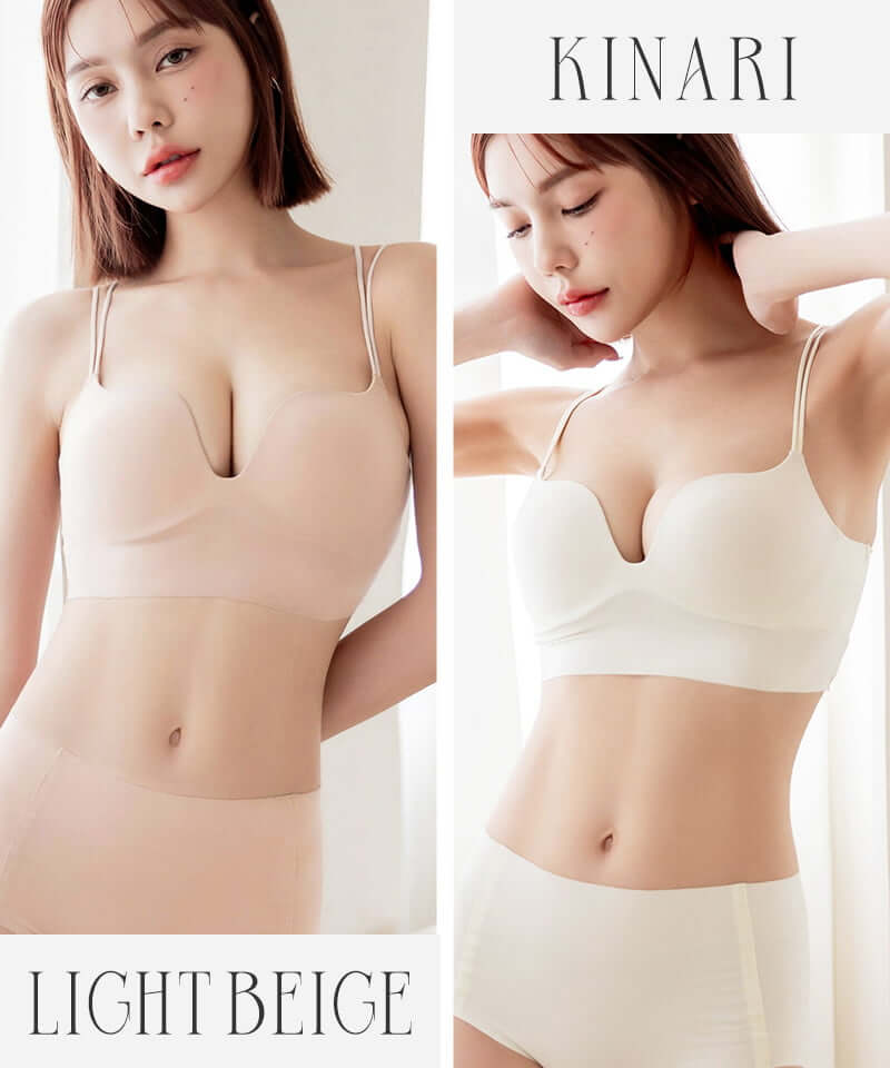 【再入荷】ひびかないブラ MiSEL-ミセル- シームレス ノンワイヤーブラ＆ショーツ