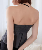 カップ付きツインリボンビスチェ《BRAmone Fashion Easy》