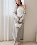 カップ付きツインリボンビスチェ《BRAmone Fashion Easy》