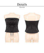 カップ付きツインリボンビスチェ《BRAmone Fashion Easy》