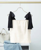 肩リボンカップ付きトップス《BRAmone Fashion Glamorous》