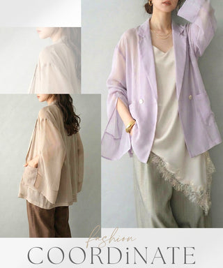 接触冷感シアージャケット