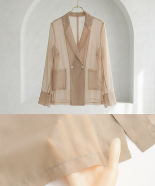 接触冷感シアージャケット