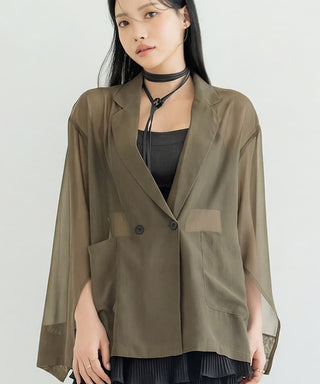 接触冷感シアージャケット