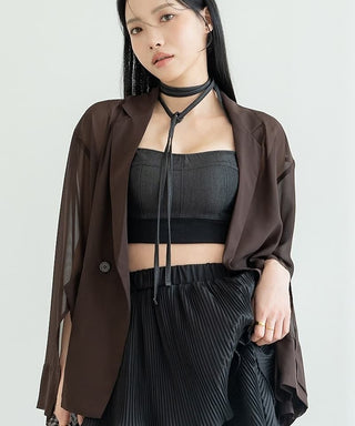 接触冷感シアージャケット